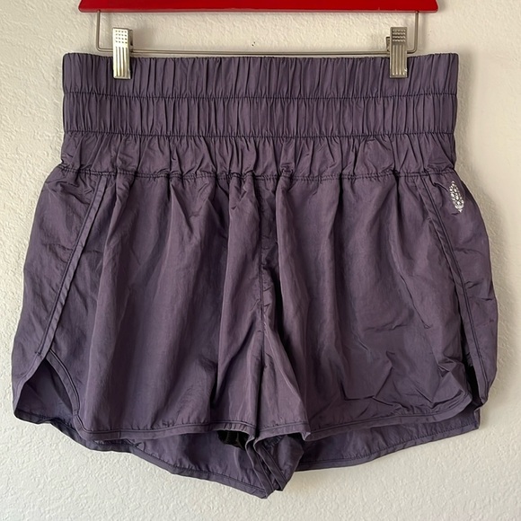 FP Movement by Free People Pants - FP MOVEMENT by Free People the Way Home Shorts Lilac Lavender Color Like New XL